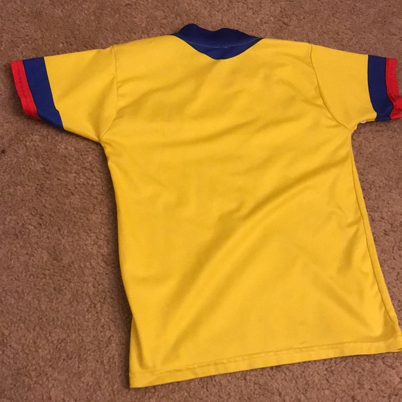Kids Colombia Jersey Sz 10 (fits like 8) yellow Bolaños gd condition - Picture 4 of 4